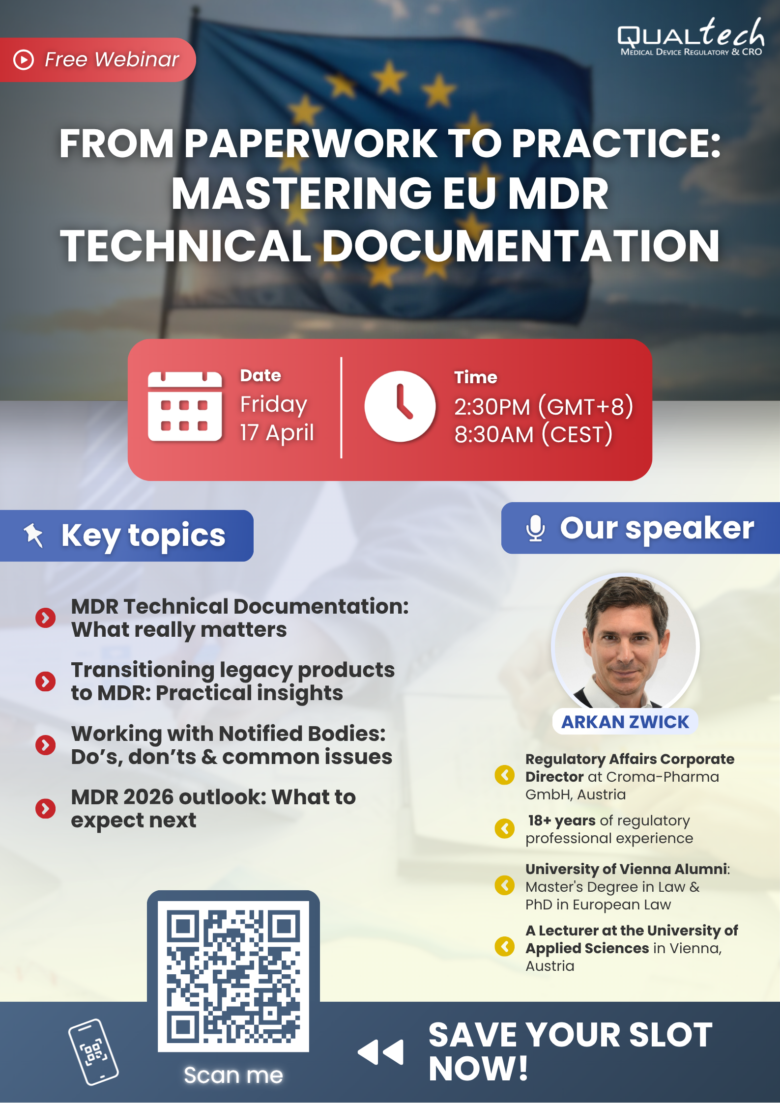 EU MDR Technical Documentation Webinar April 2026